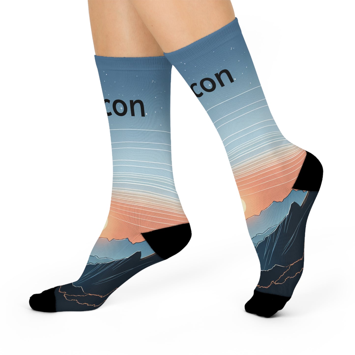 Sunrise Cushioned Crew Socks