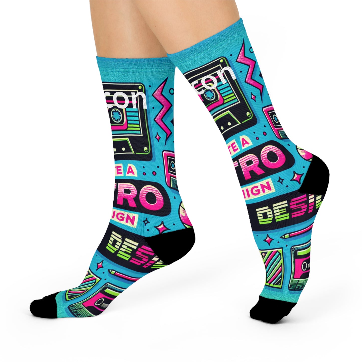 Retro Cushioned Crew Socks