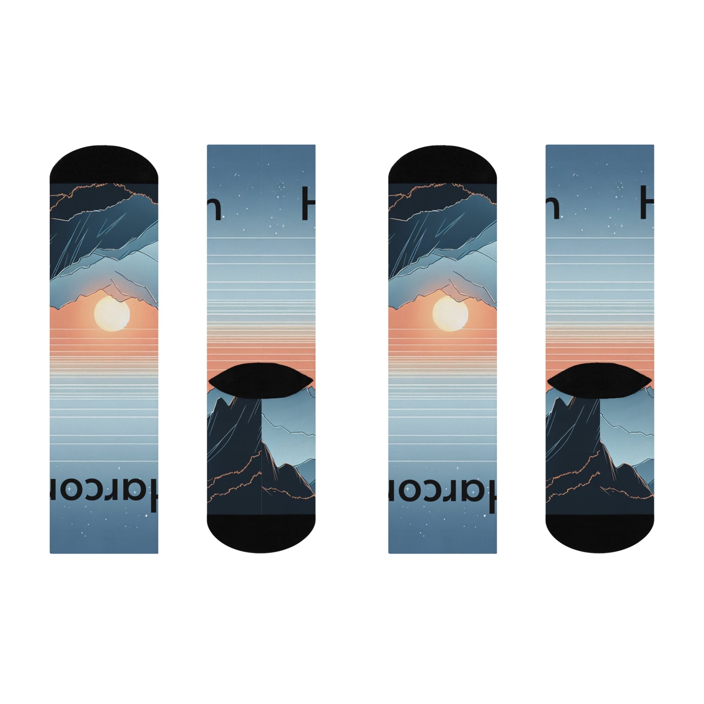 Sunrise Cushioned Crew Socks